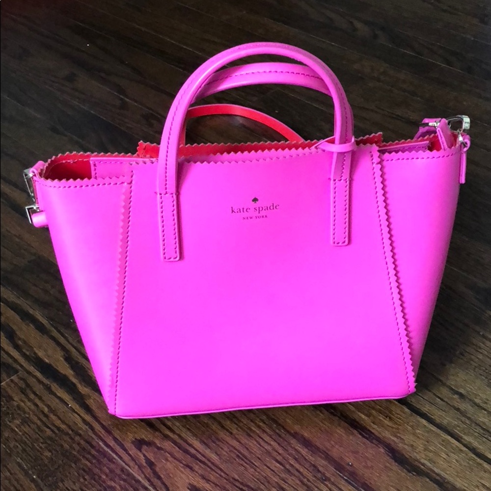 Kate Spade Pink Tote with shoulder strap